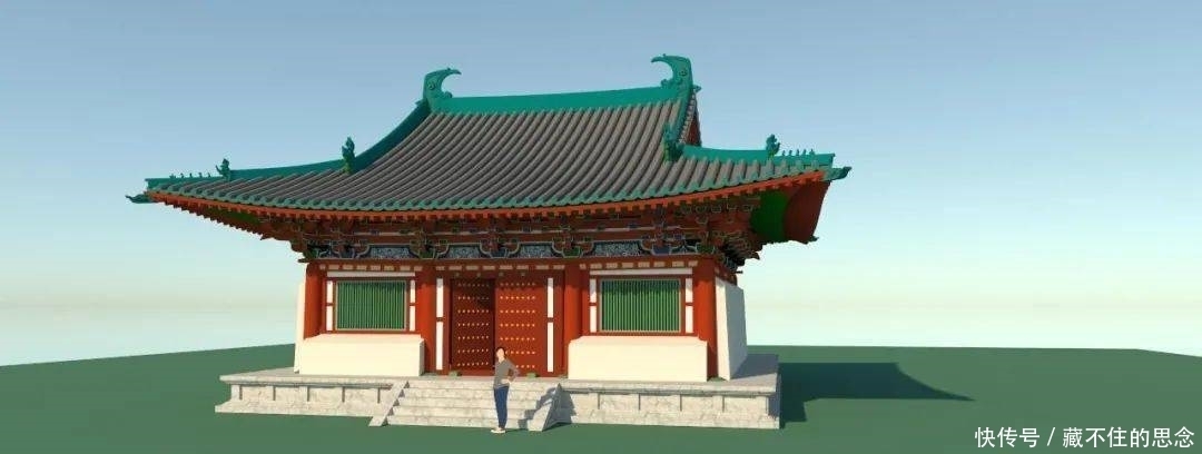 SU|营造视野:五代遗珍—仿镇国寺万佛殿和大云院弥陀殿SU模型赏析