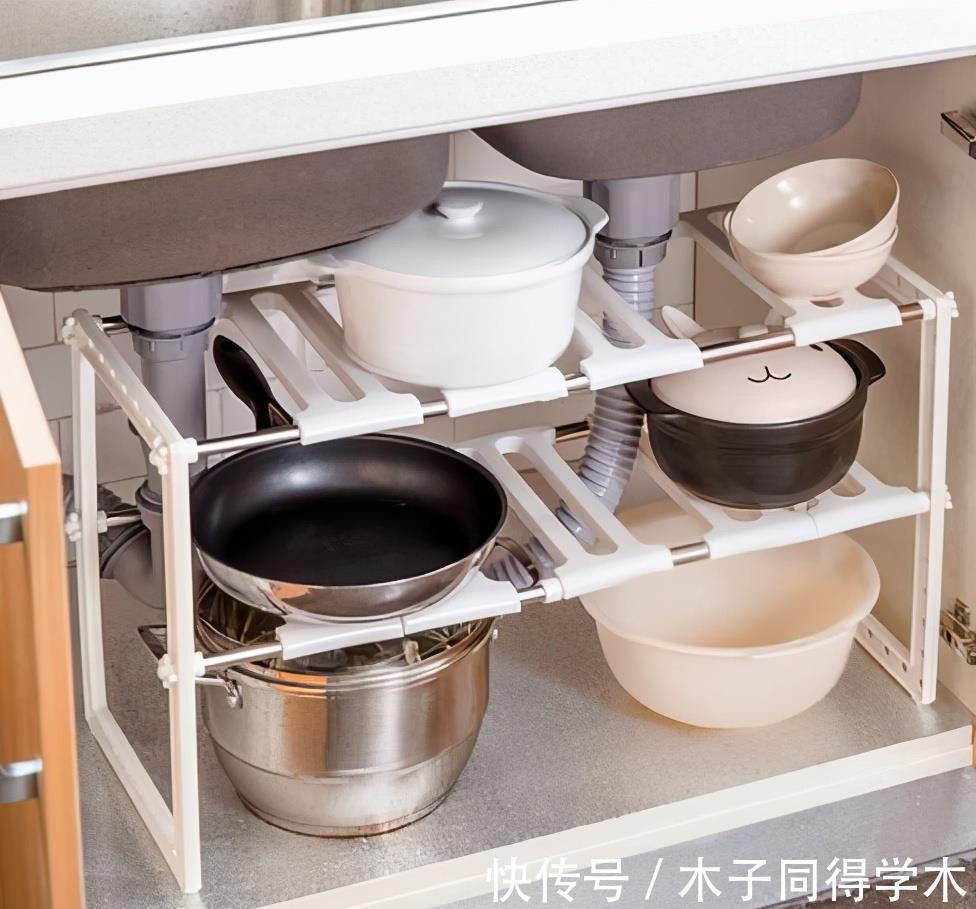 表姐|去表姐家发现,厨房台面从不摆瓶瓶罐罐,这样做美观实用不占地儿