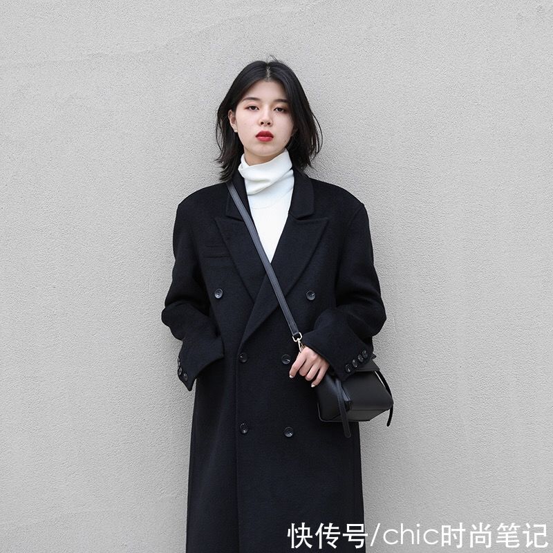 惊艳感|为什么欧美街头随处可见的黑大衣，东方女孩却穿不出惊艳感