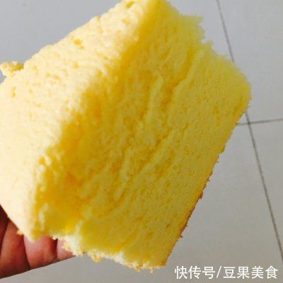 戚风蛋糕|减糖百香果戚风蛋糕