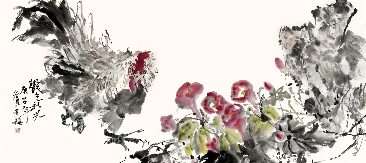 刘芳梅$国画家|刘芳梅的写意花鸟画,呈现出一种阳刚之气!