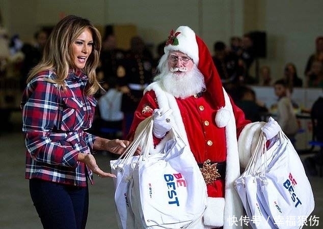 终于|梅拉尼娅终于不穿大衣长裙,三千红格子衬衣配瘦腿裤秀腿,太减龄