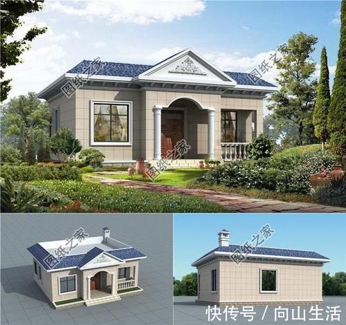 宅基地|適合農村75平宅基地的自建房圖，總有一款是你的心頭好