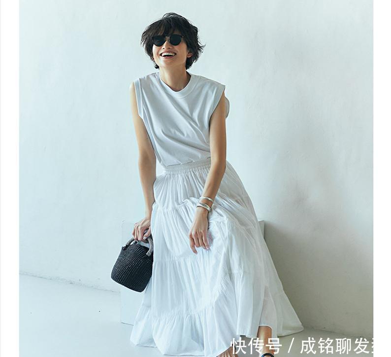 半袖|今年“半袖T恤”已经失宠，换成无袖T恤更吸睛，随性休闲又有个性