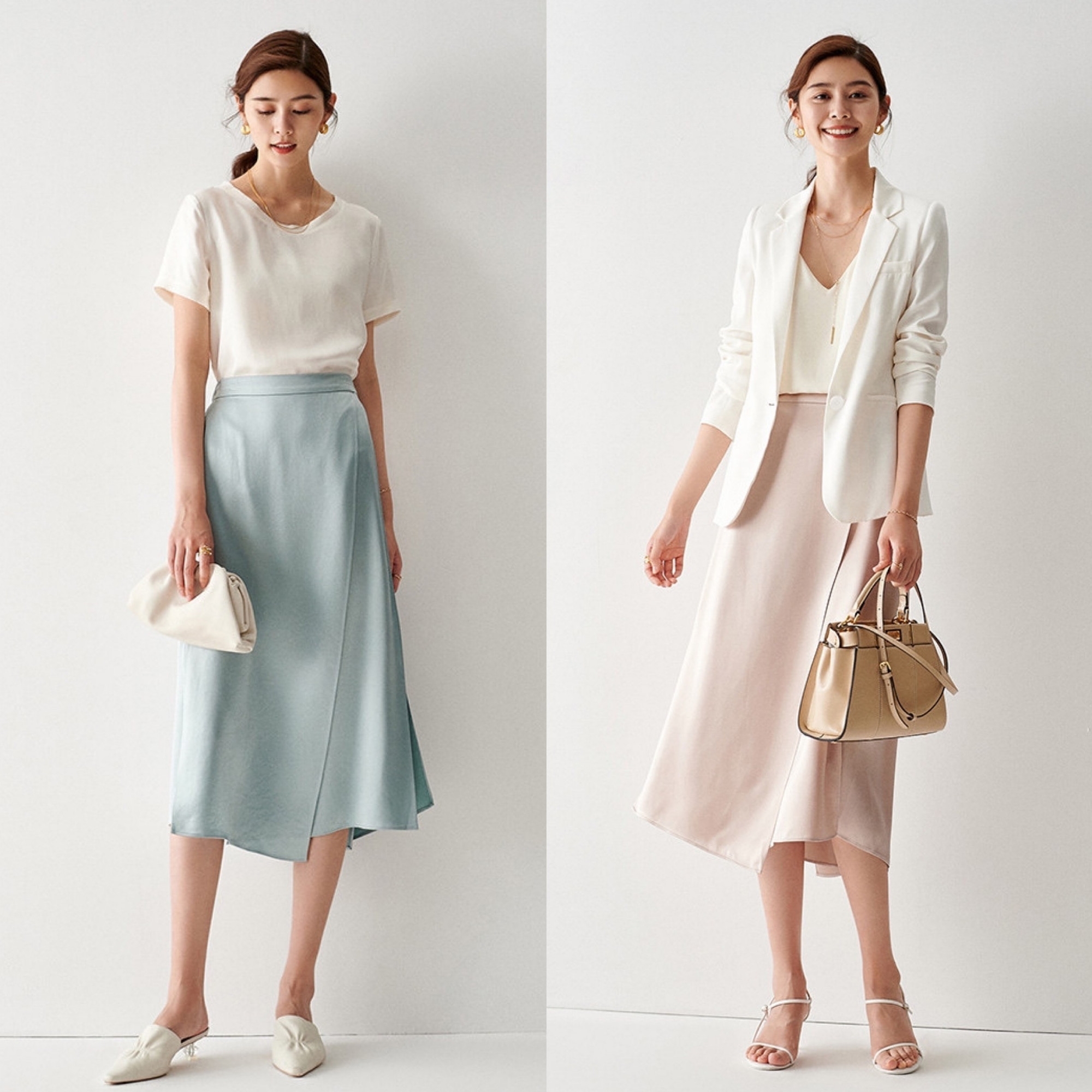 半身裙|穿来穿去，还是优雅温柔的轻熟风最显气质，随性舒适又有腔调