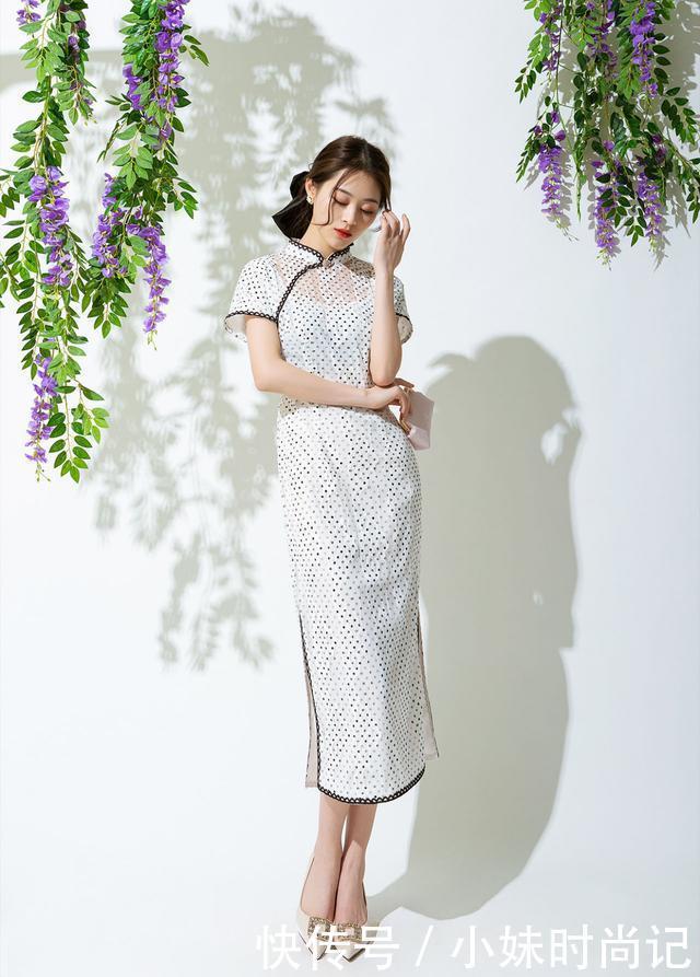 蕾丝|入夏穿“旗袍”炸街,优雅高级显气质,30+女人都看好了