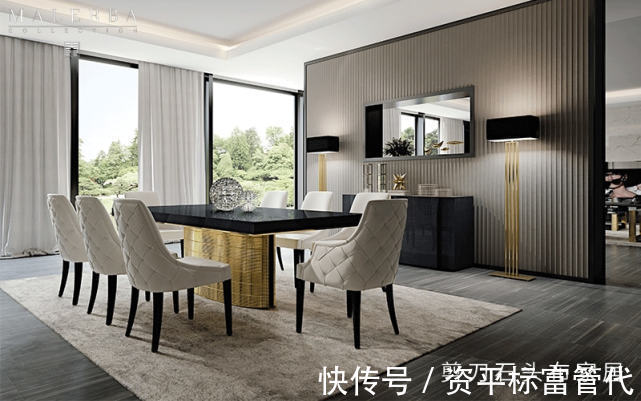 鉴赏|意大利家具设计,富有东方美感的Malerba系列餐桌鉴赏