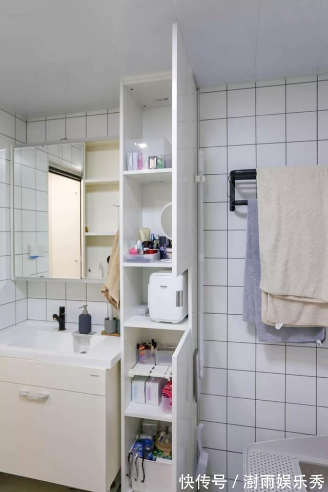 储物区|90㎡两室一厅,看完她的家,我觉得一半设计师都要失业了!