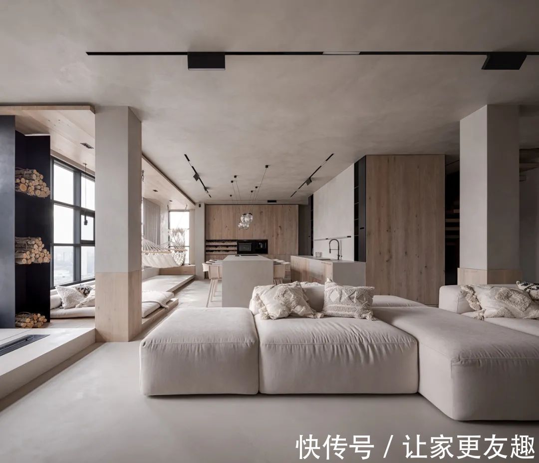 装修风格|乌克兰极简工业风与现代轻奢的碰撞——你能HOLD住吗?