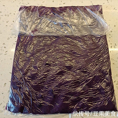 烤箱|#一口新年味，全家享佳味#紫薯大理石吐司间包