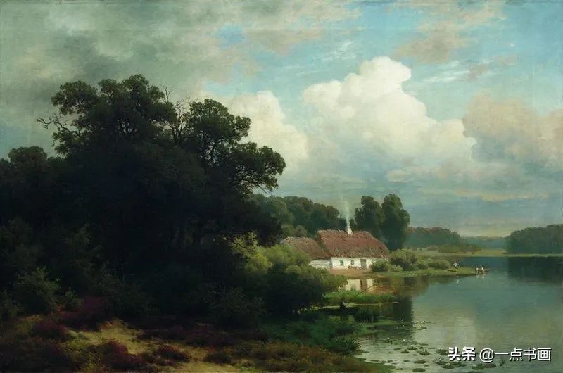 风景$光色优美的俄罗斯风景油画,如此迷人美丽