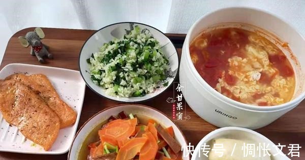 馒头|晒俩人晚餐，简单家常菜，煎煮蒸炒轻松上桌，朋友好聪明