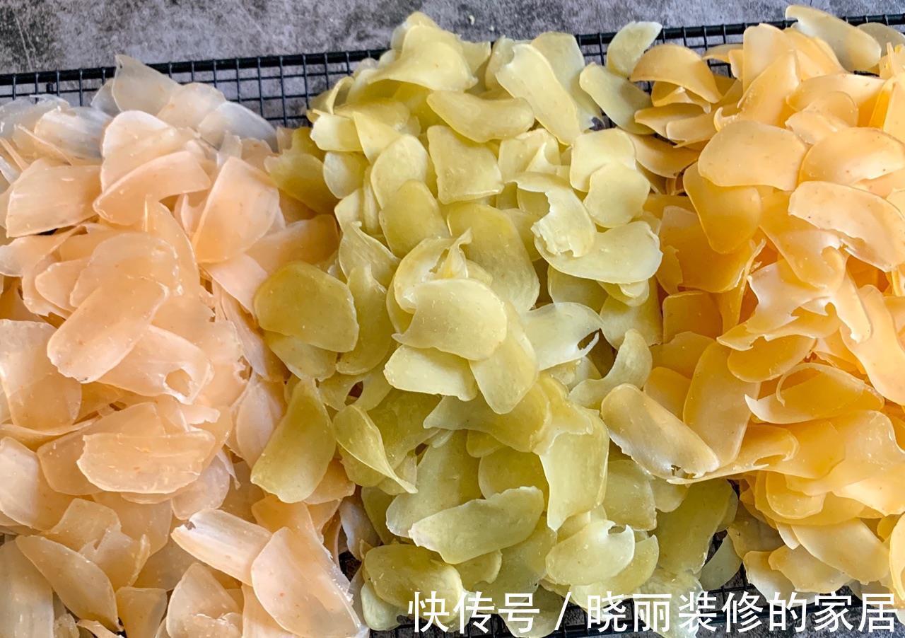 料理机|自己在家就能做的三彩虾片，鲜香酥脆，一点不比买的差
