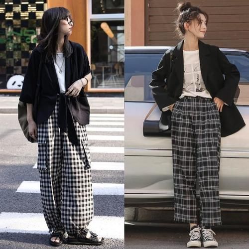 穿搭|为什么你穿“格子裤”不够时髦？这些穿搭方法，跟着穿也很好看