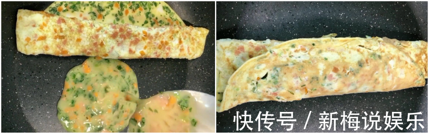 鸡蛋|半碗面粉加几个鸡蛋,手不用沾面,轻松解决一家人的早餐问题