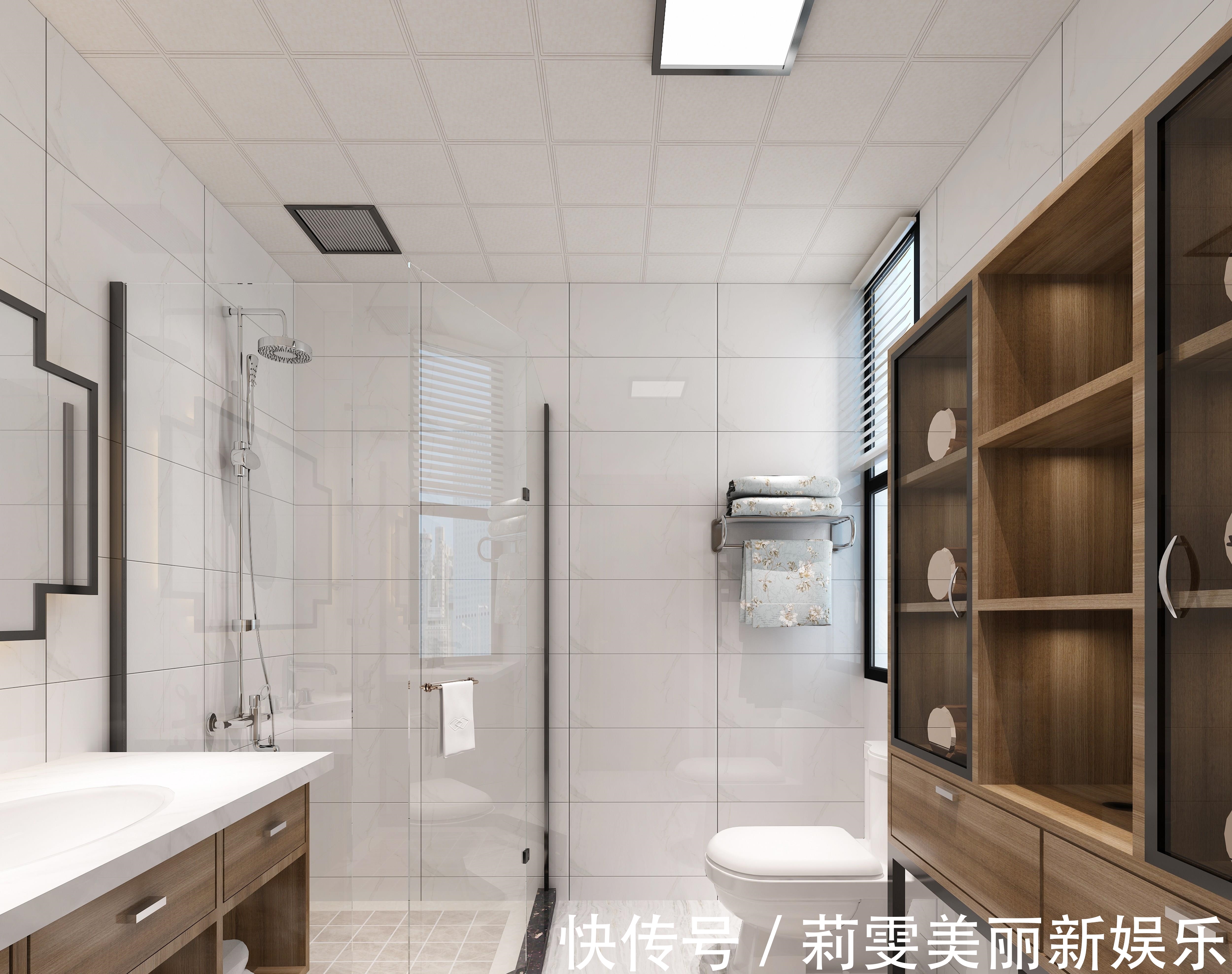 卫生间|现在装浴帘太落后了，土里土气的！聪明人都装这种淋浴房，好看！