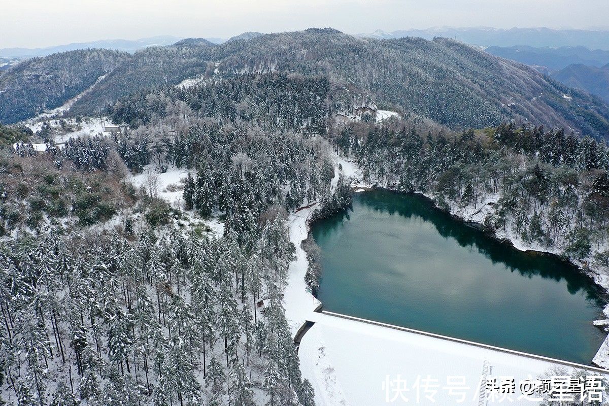 鹿亭乡|宁波赏雪胜地，东岗天池，林海雪原，天然滑雪场