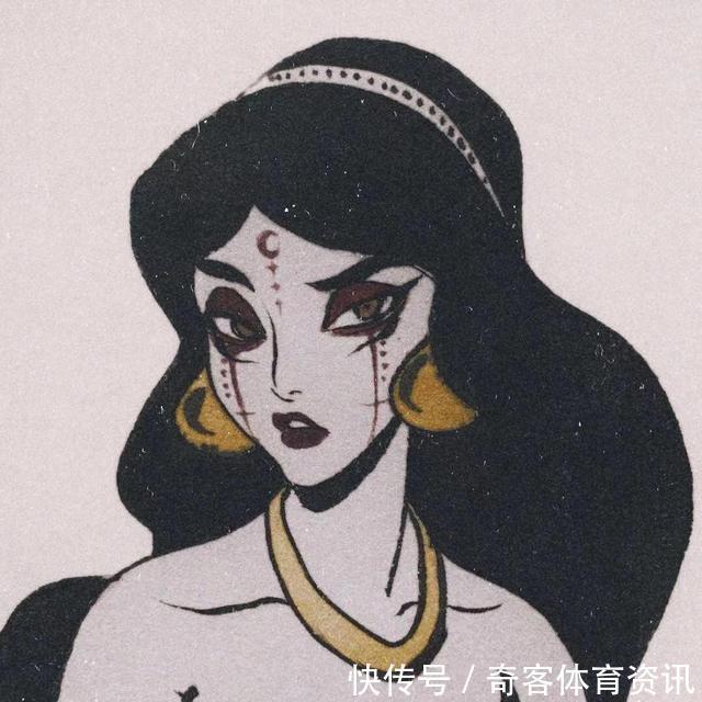 妆容|当迪士尼公主换上恐怖妆容,艾莎女王眼神太可怕,安娜变成布娃娃
