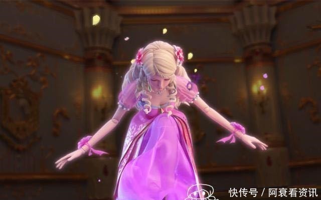 香菱|叶罗丽四位角色的着陆动作，齐娜单膝跪地，黑香菱身手不凡