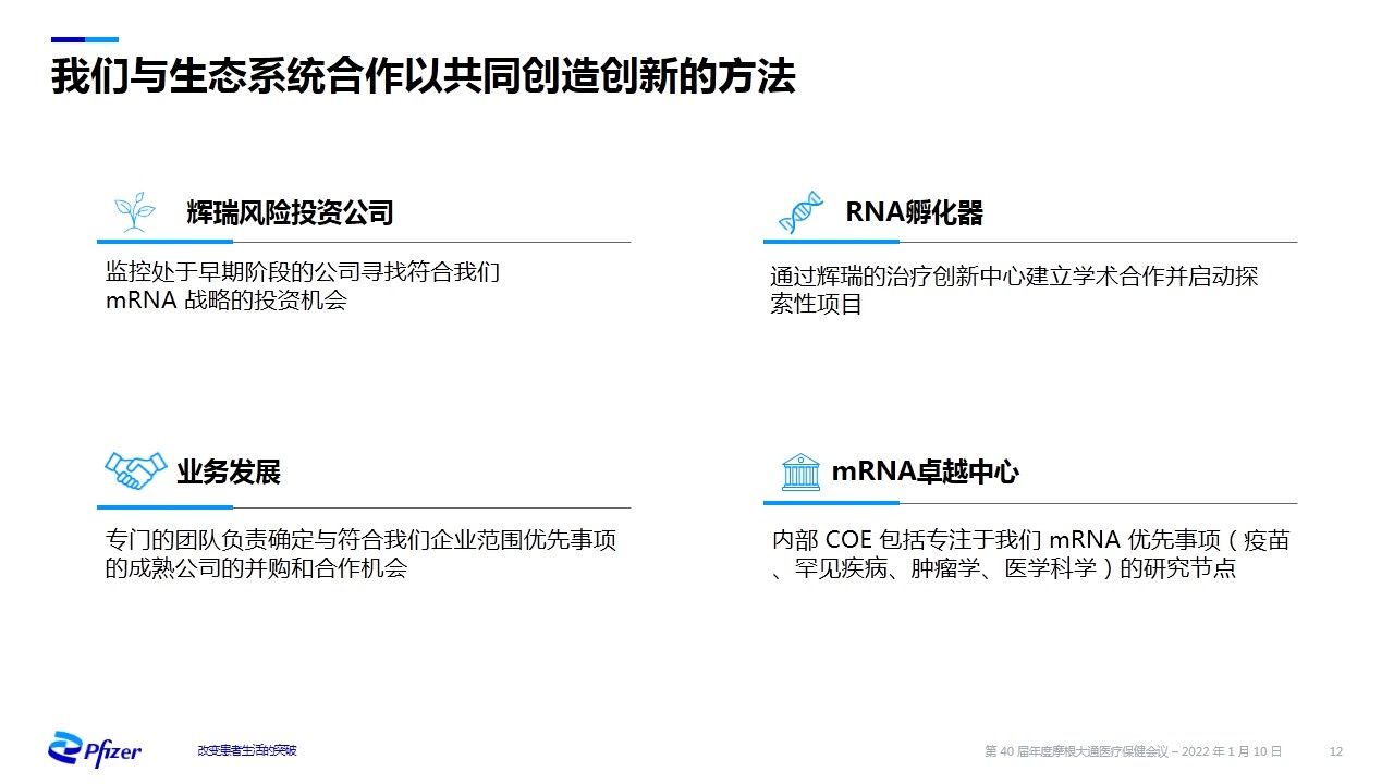 武田|诺华、辉瑞、武田摩根大通医疗健康年会演讲内容分享（附PPT）