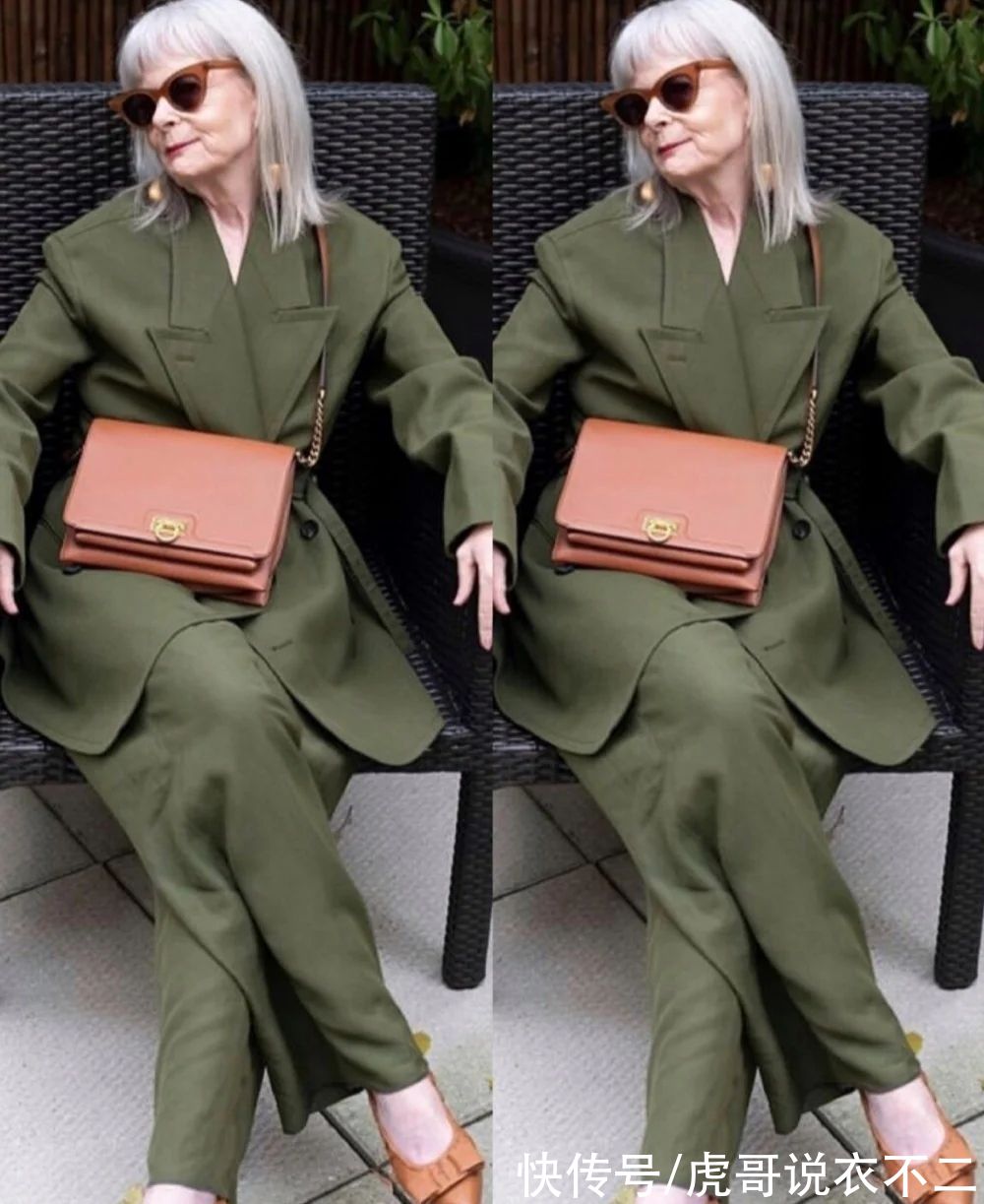 浅色|你见过“满头白发”的时髦精吗?这才是奶奶辈该有的样子,美爆了