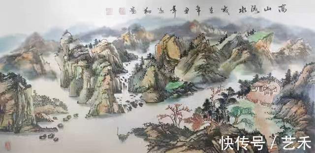 一等奖!徐慕翔——中国当代德艺双馨艺术家丨远景收眼底 动中藏恬静