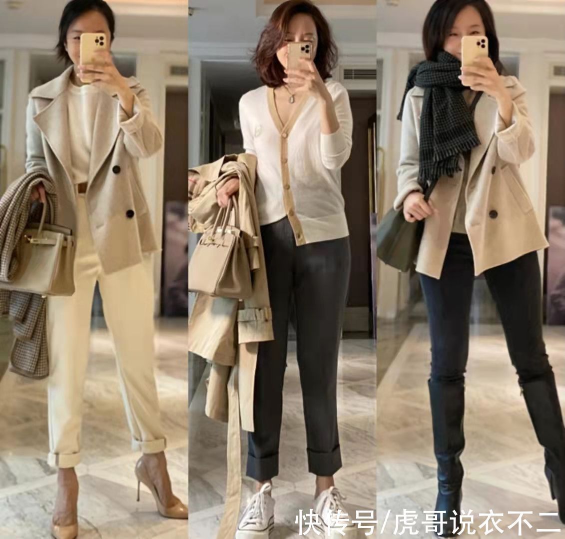 长风衣 这才是50岁普通人的穿衣榜样,不显老不扮嫩,舒适显贵可以照着穿