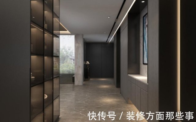 简约|470m2现代简约设计,挑空的客厅开阔清朗,极简的既视感呼之欲出