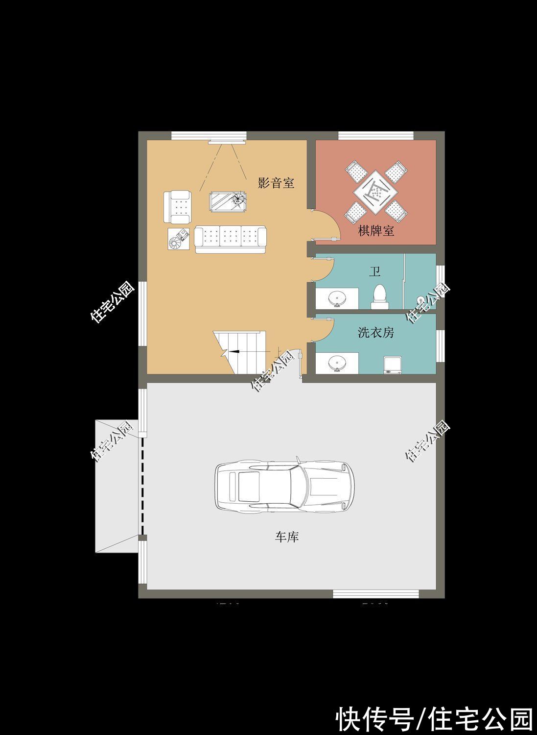 占地面积|面宽8米也能建出大气别墅，10套小面宽图纸，哪套更适合你家？