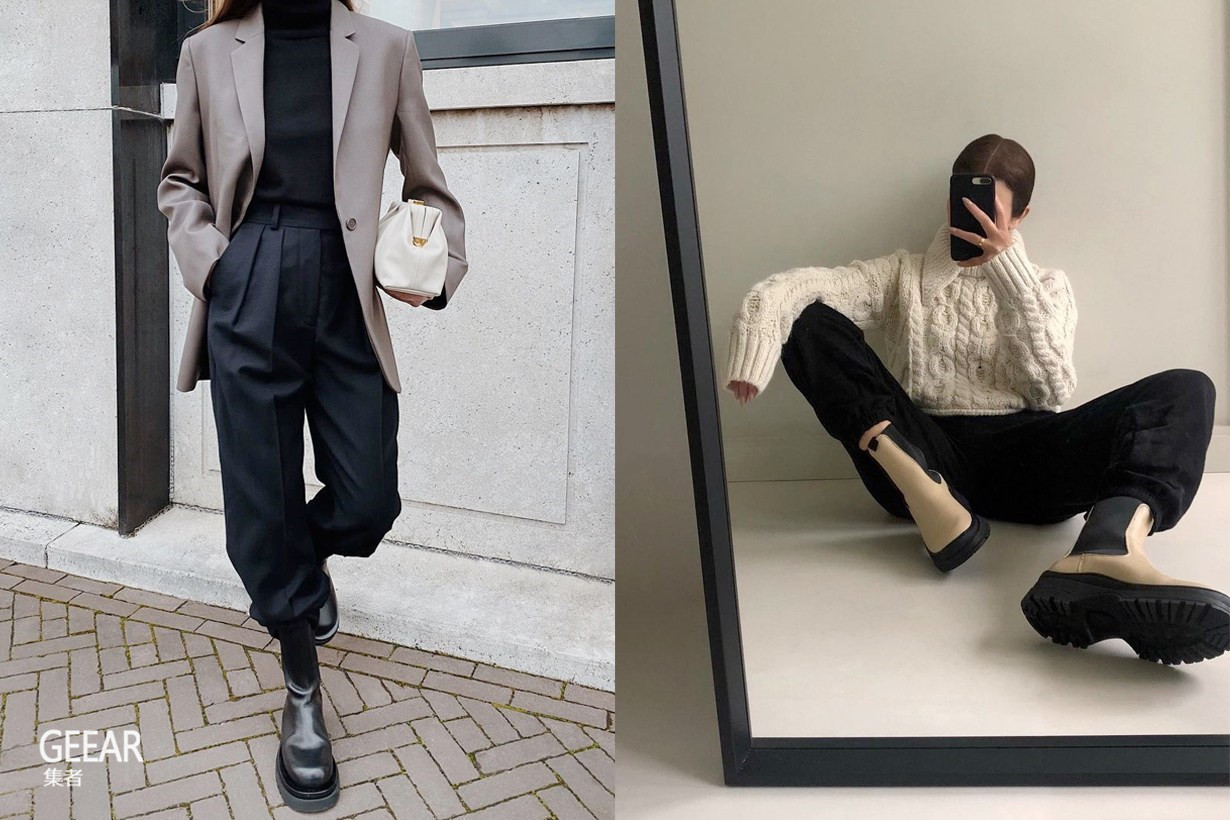 靴子|一秒变时髦的穿搭技巧,裤管扎进靴子的2O1X公式!