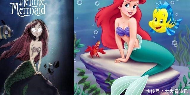 样子|当迪士尼动画变成暗黑风,艾莎和白雪公主的样子有点可怕!