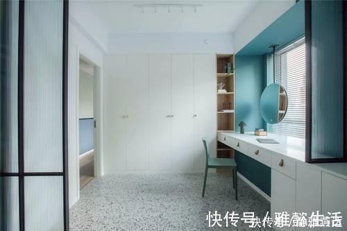 小灵儿|93平米现代三室，独特配色，一房多用省空间，都说有100多平