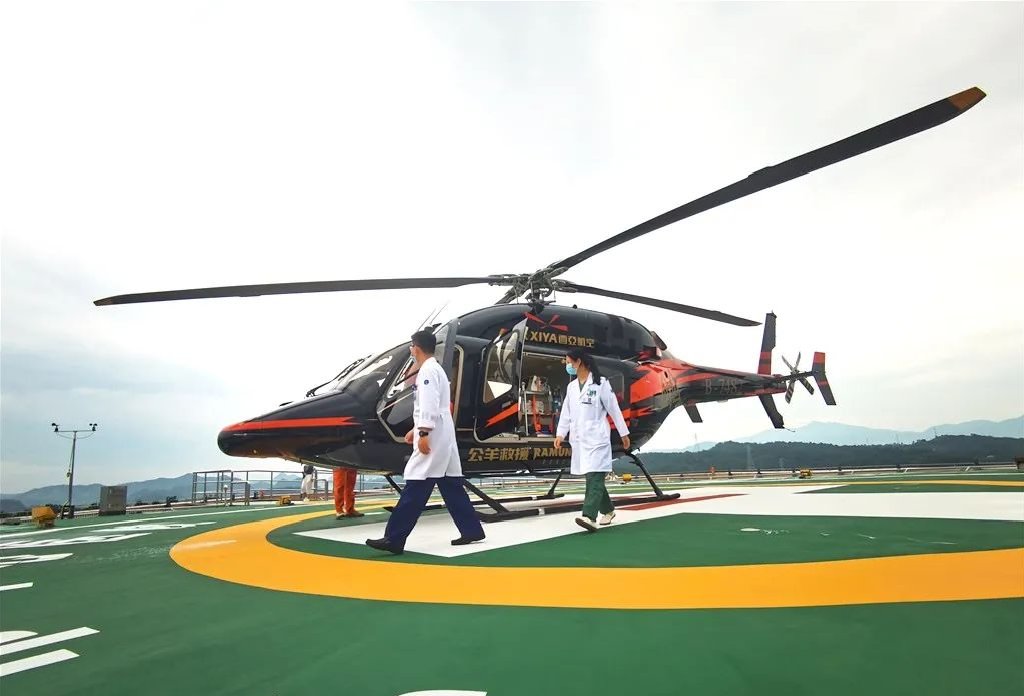 浙二医院|空中救援！丽水70岁患者顺利前往杭州救治~