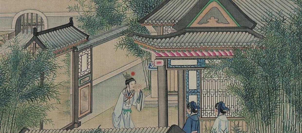 葬花吟$薛宝钗被迎进怡红院,林黛玉却被关在门外,晴雯不开门有何深意?