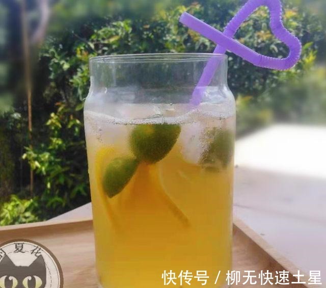 脆皮金桔|金桔柠檬绿茶，酸中带着甜，凉爽又解渴！
