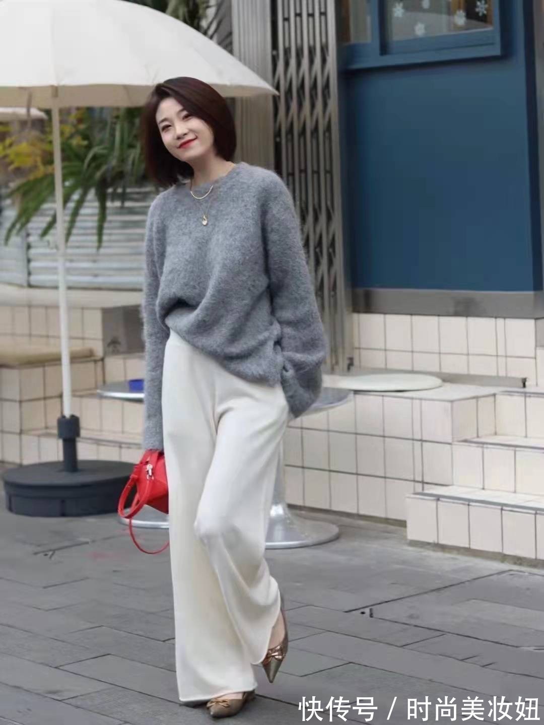 版型 原来毛衣这样搭很高级,显气质又时尚,适合30、40岁的女人