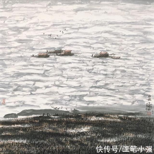 真真切切情与意，丁观加国画作品