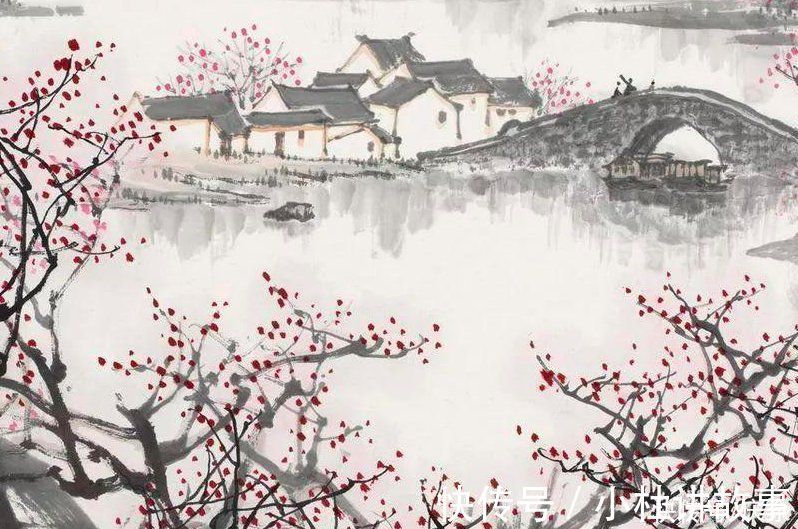 千里莺啼绿@杜牧很经典的一首诗,从开篇美到结尾,值得一读