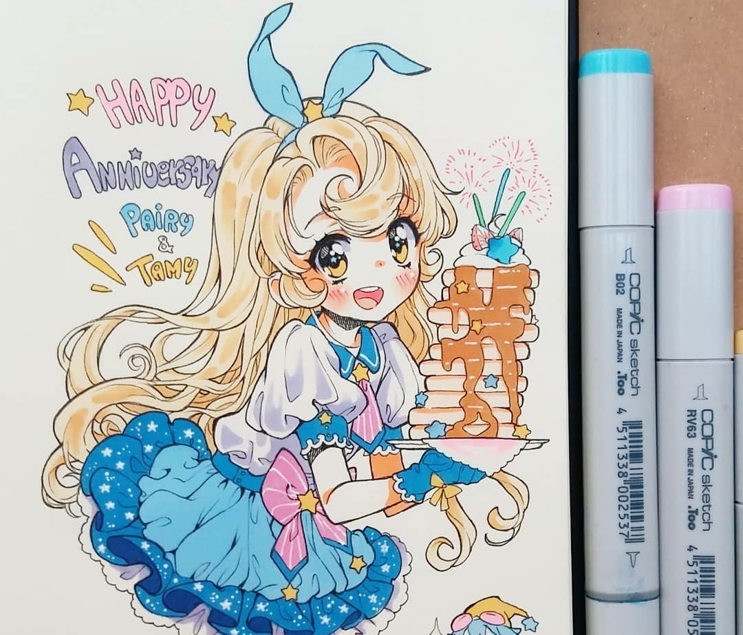 素材|马克笔动漫人物素材资料库,总有一张心仪的!