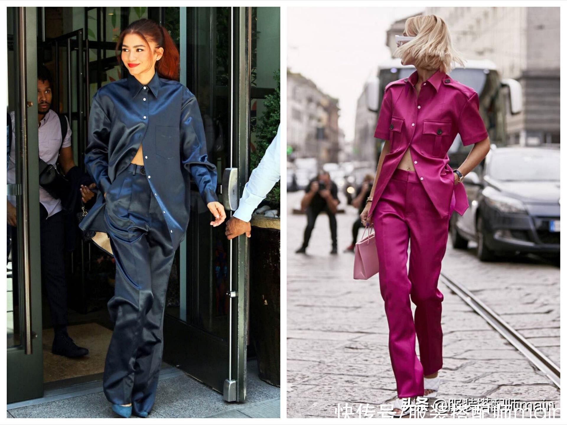 学会丝质衬衫的4种穿搭小心机，你也能优雅得毫不费力