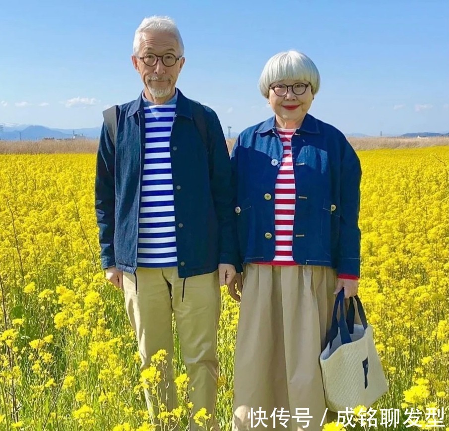 牛仔外套|头发全白身材矮胖又如何,照样凭借穿搭圈粉无数,时尚与年龄无关