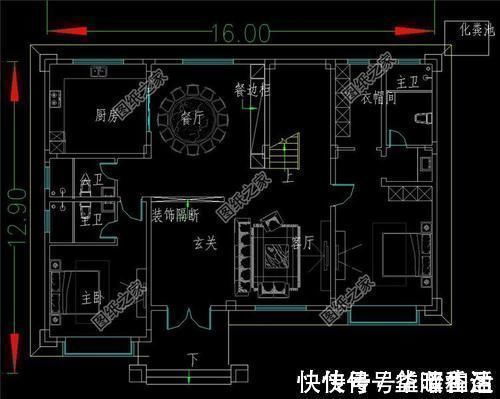 占地面积|进深九米的农村二层自建房屋图，拿图建房，省心省力还省钱