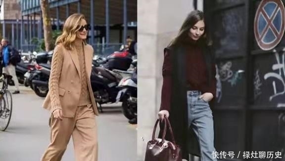 奔四奔五的女人,秋冬别总穿卫衣,不显气质!看潮人精致穿搭真美