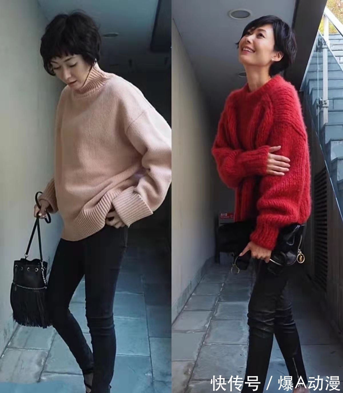 圆领 开春穿“毛衣”忽略了这三点,难怪打扮平庸没气质,这样搭更优雅