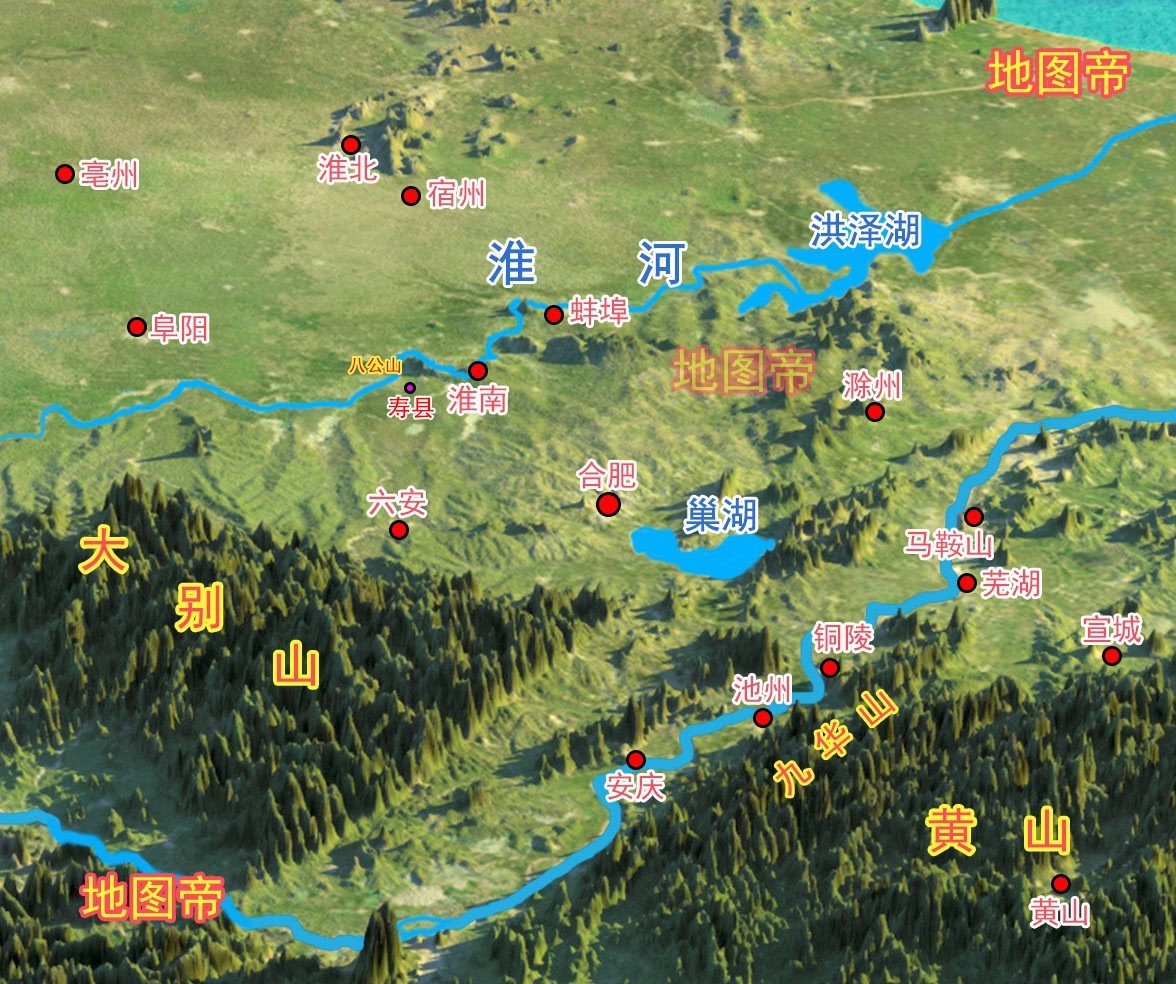 江东王朝|八公山上草木皆兵，为什么叫八公山，它在哪里？