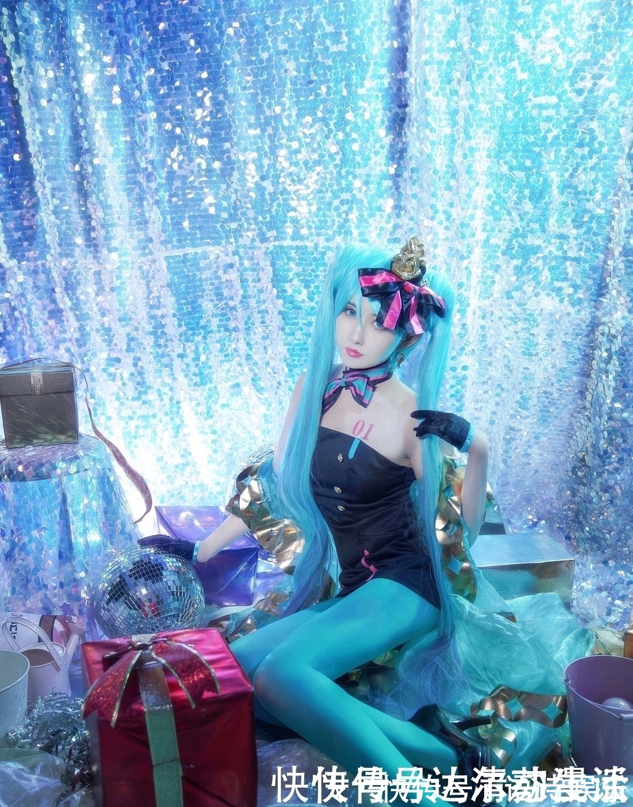 虚拟偶像|三组漂亮妹子COS的人气虚拟偶像“初音未来”还原度相当不错