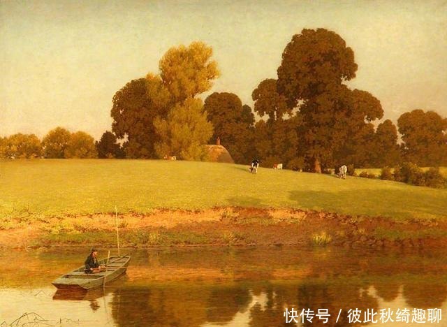 风景|油画风景:泰晤士河上的七个划船场景,有诗情有画意