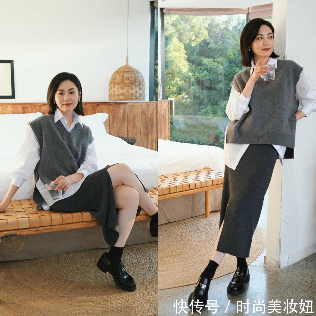 百搭|秋冬季节别只会穿“靴子”,今年流行乐福鞋,洋气百搭显气质