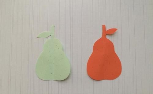  学会|幼儿手工，孩子能学会的简单的剪纸鸭梨教程