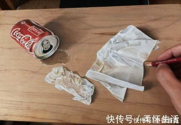 绘画$新加坡艺术家超级逼真的3D绘画作品,别怀疑自己的眼睛